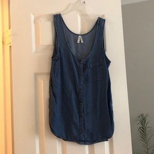 Denim tank top